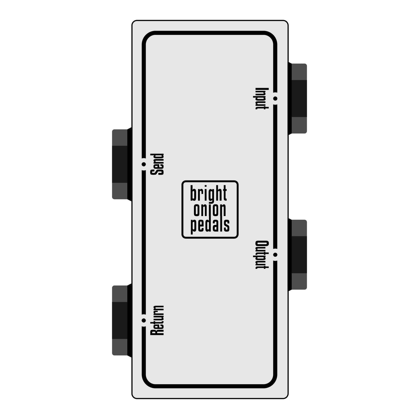 2 Gang Patchbox - Side Sockets