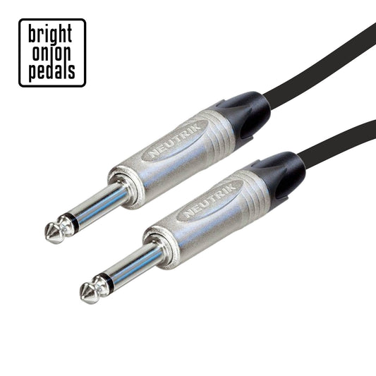 Premium Mono Van Damme Neutrik Straight to Straight Jack Instrument Cable