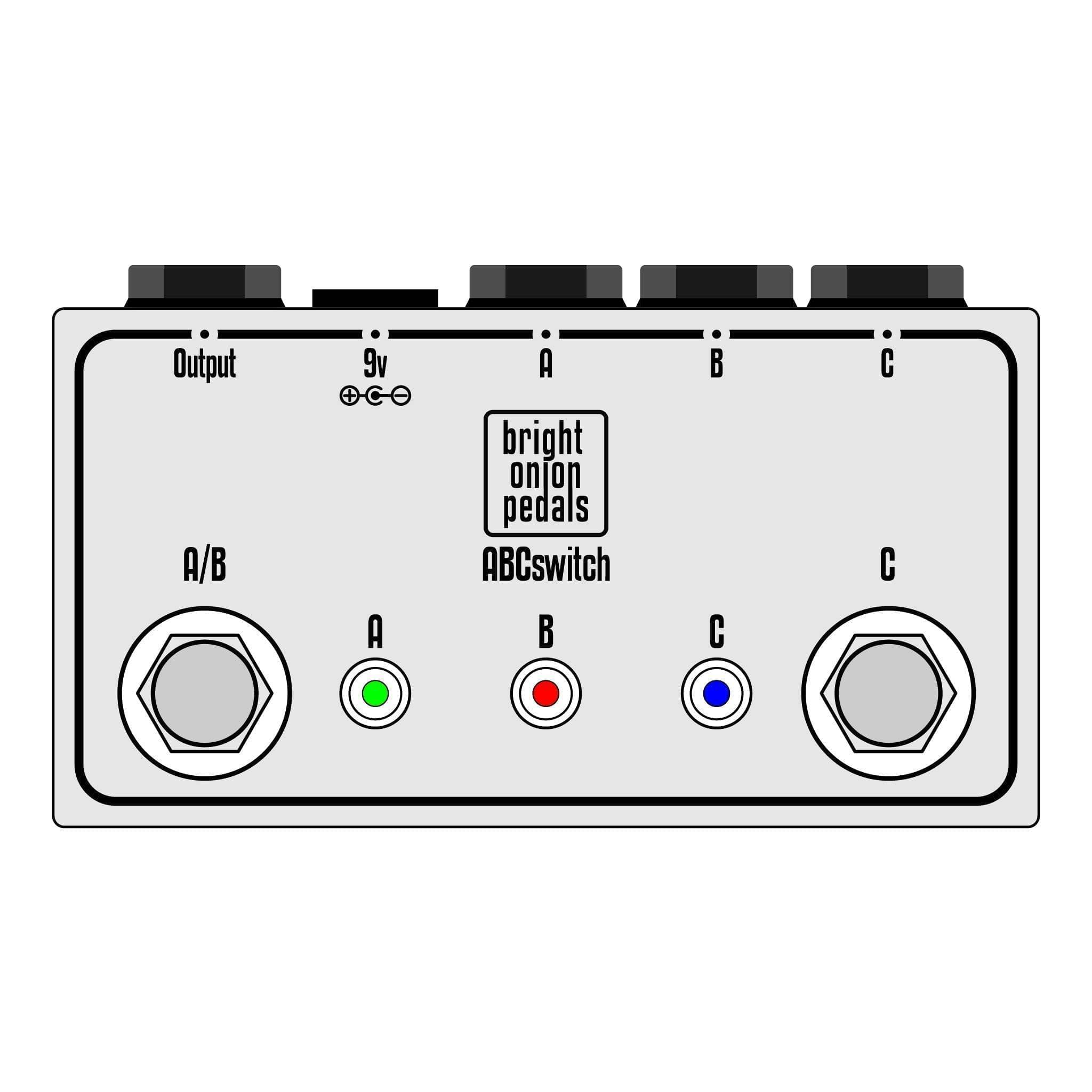 a/b/c switch pedal ABC Switch with Three Inputs – True Bypass