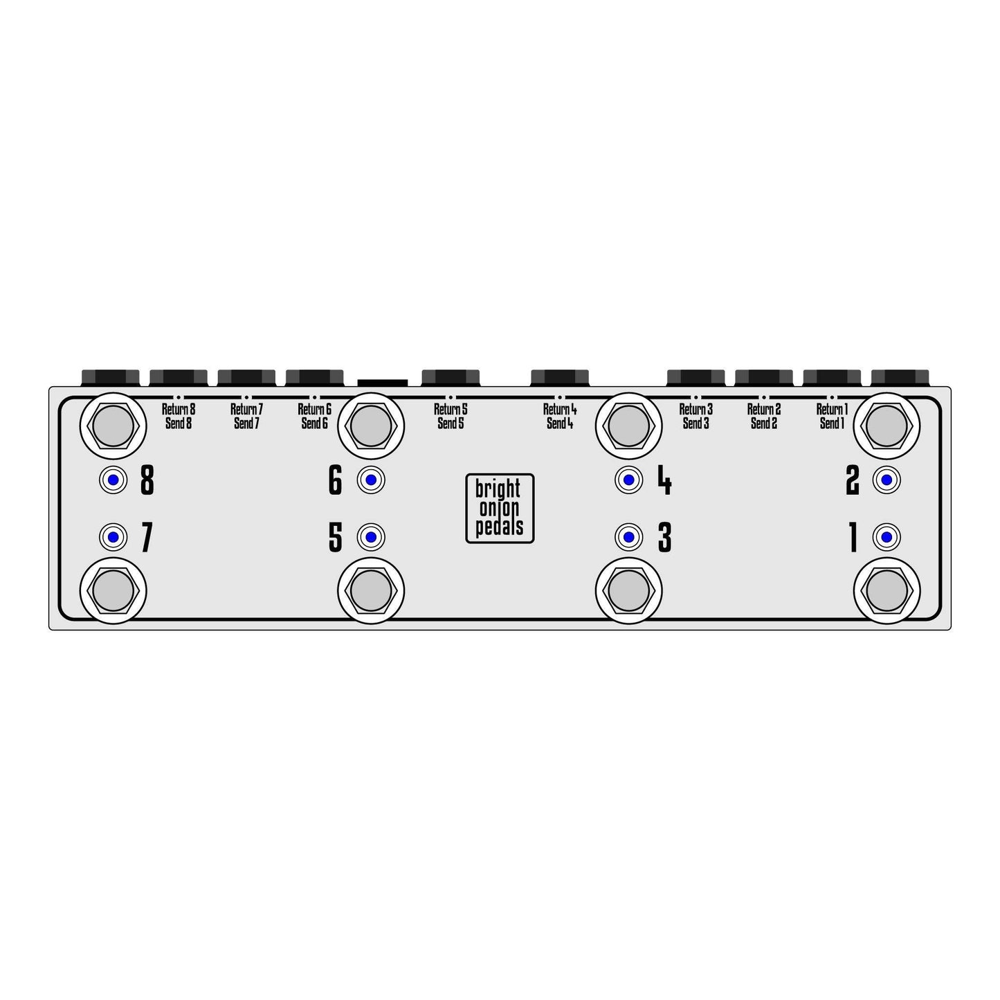 DYO 8 Switch Looper - Bright Onion Pedals