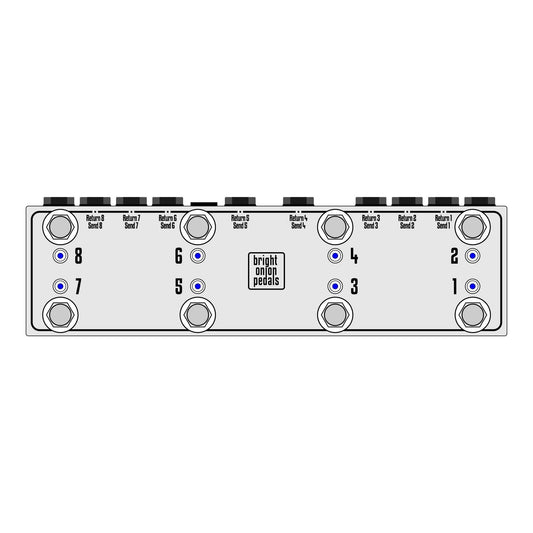 DYO 8 Switch Looper - Bright Onion Pedals