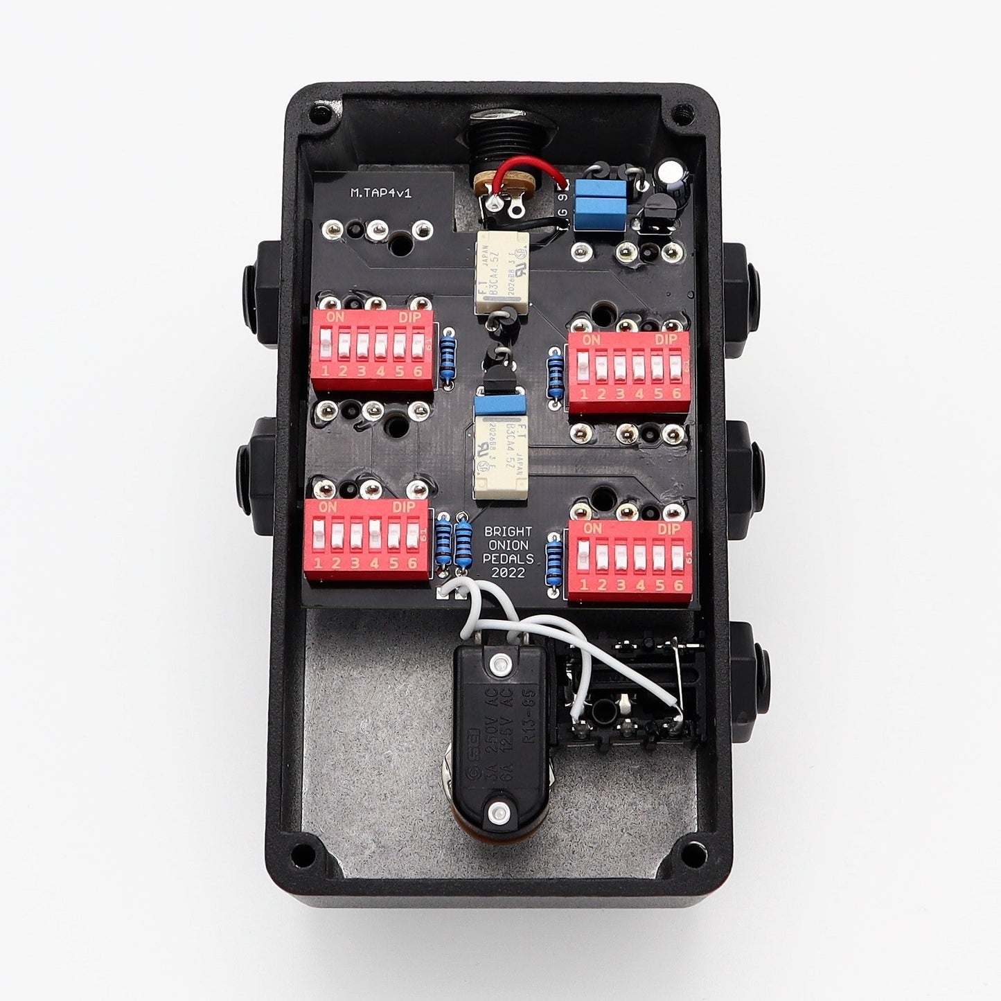 MasterTap4 Quad Tap Tempo Switch - Bright Onion Pedals