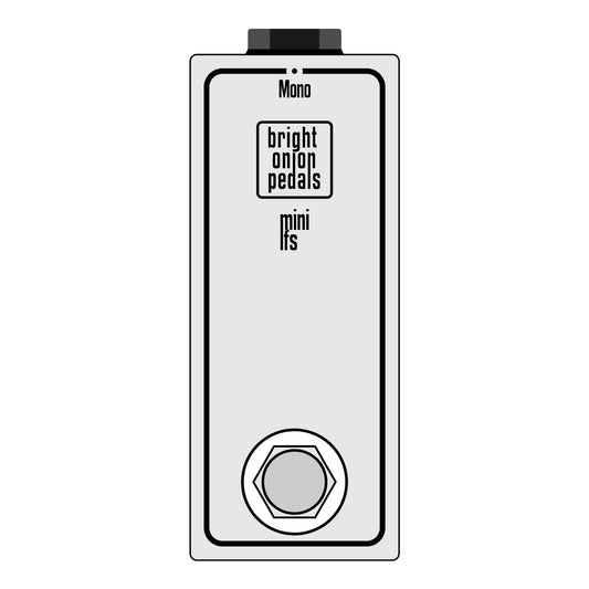 Mini Latching Footswitch - Bright Onion Pedals