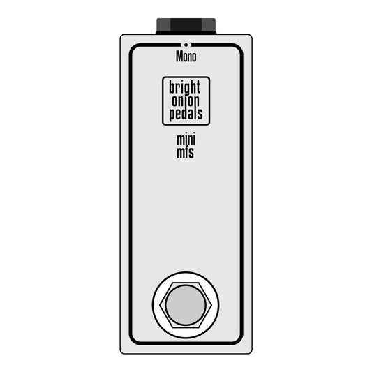 Mini Momentary Footswitch - Bright Onion Pedals