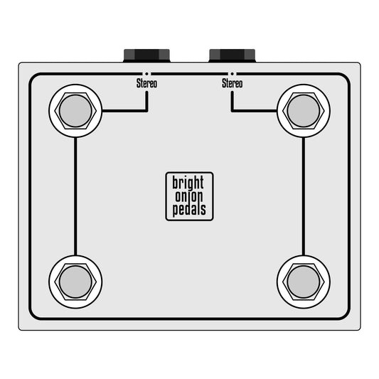 Quad Momentary Footswitch - Bright Onion Pedals
