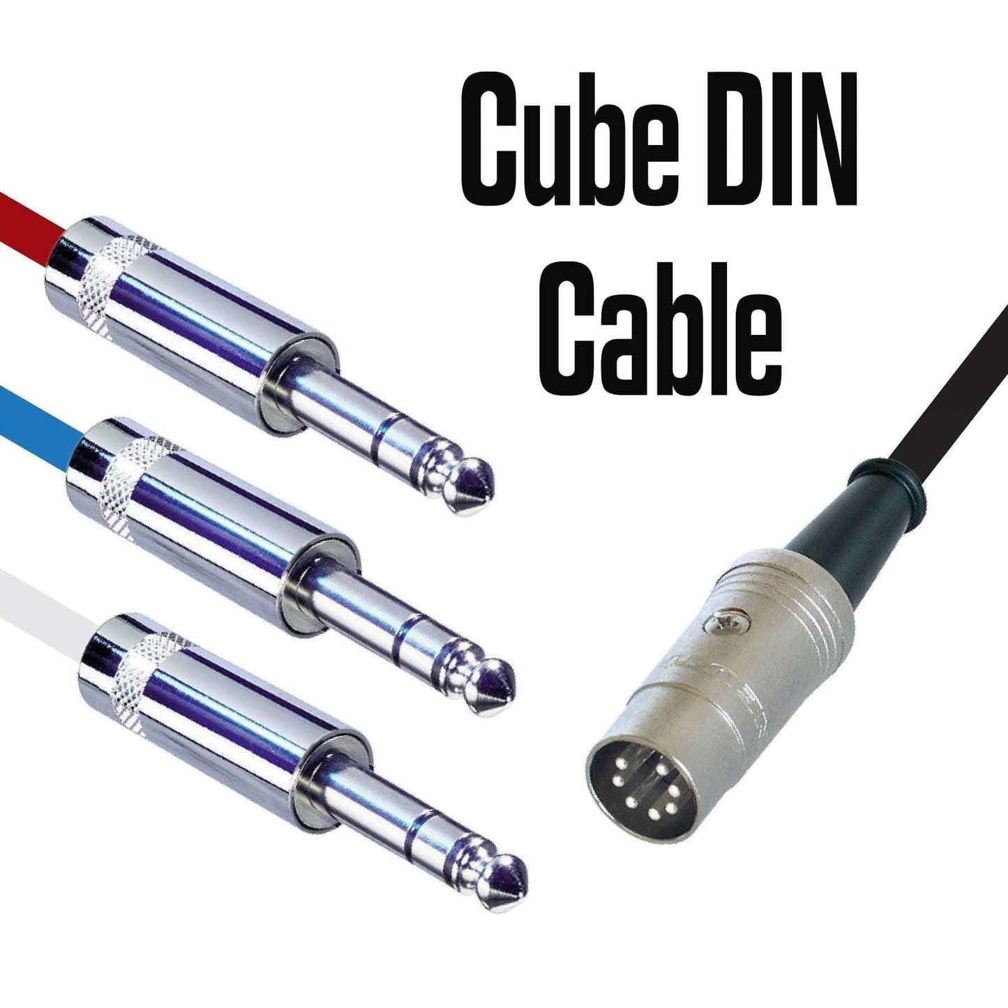 1m Cube DIN Cable