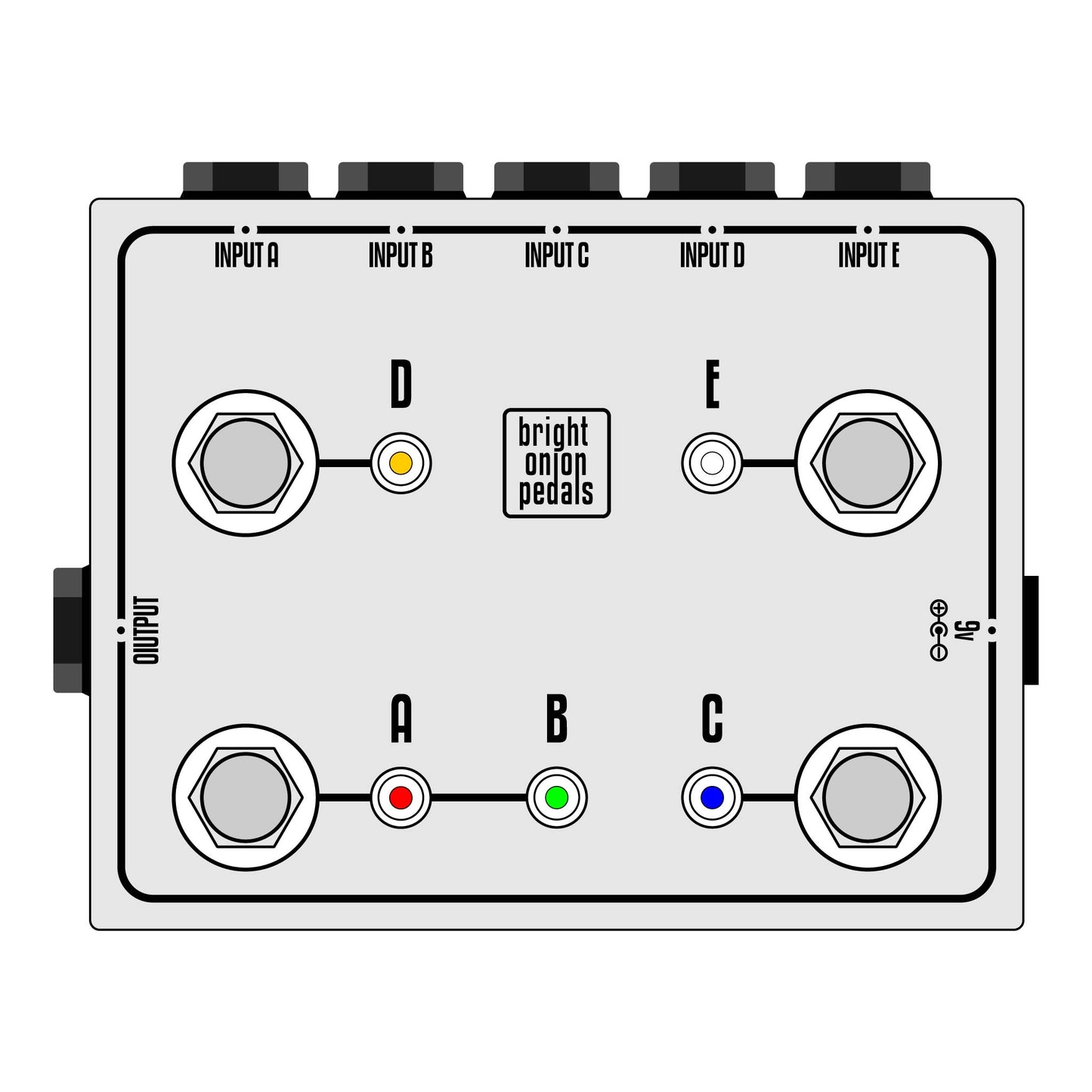 ABCDE Switch with Five Inputs