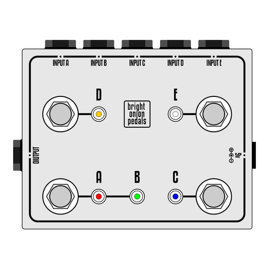 ABCDE Switch with Five Inputs