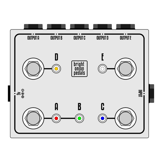 ABCDE Switch with Five Outputs