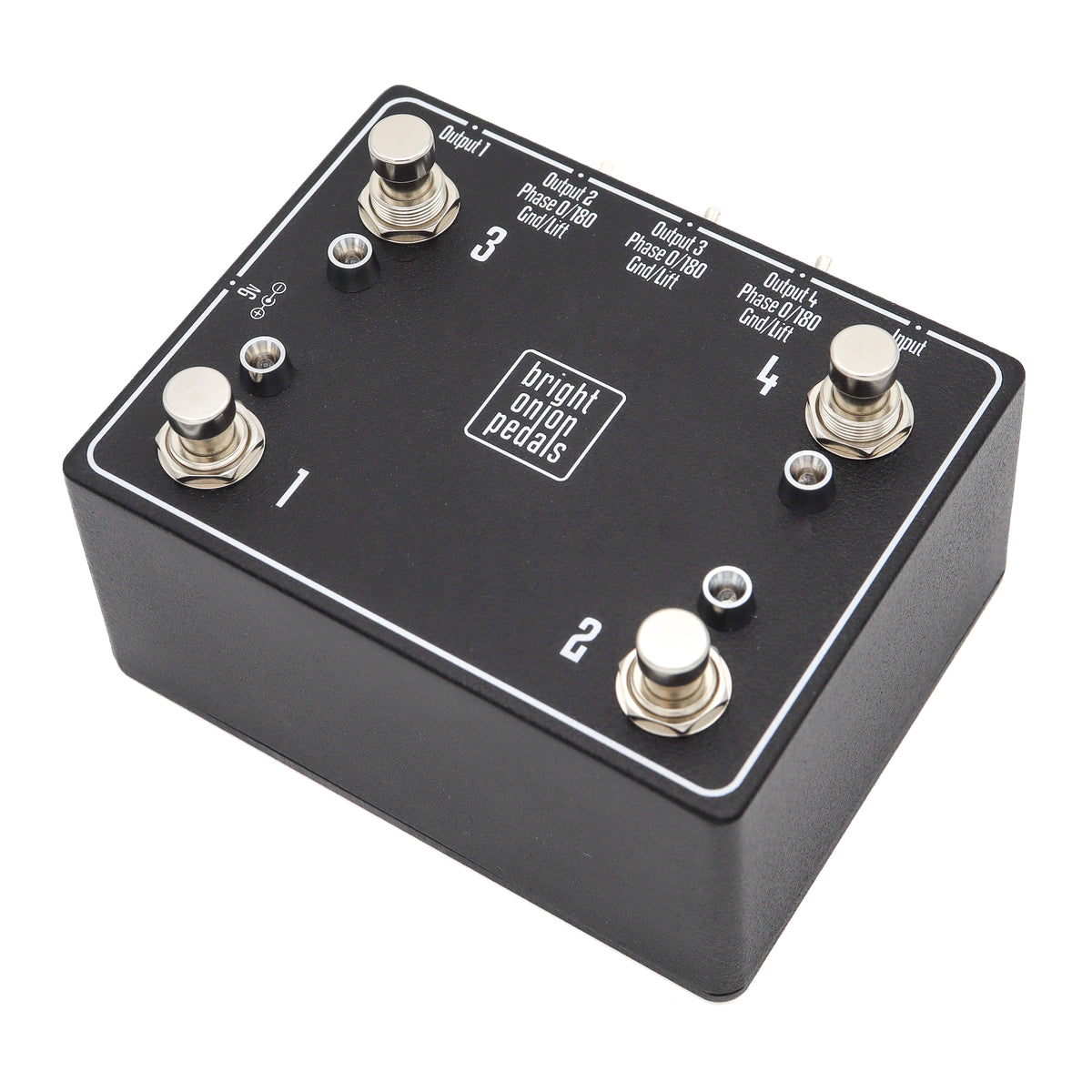 Four Way Splitter Pedal with Isolated Outputs