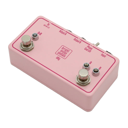 Active ABY Pedal with Isolated Second Output - Pink