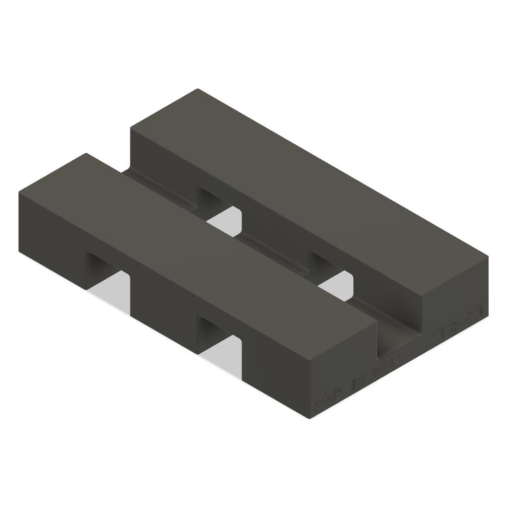 30mm Stubby BOP Block for Strymon Triple Switch Pedals v1