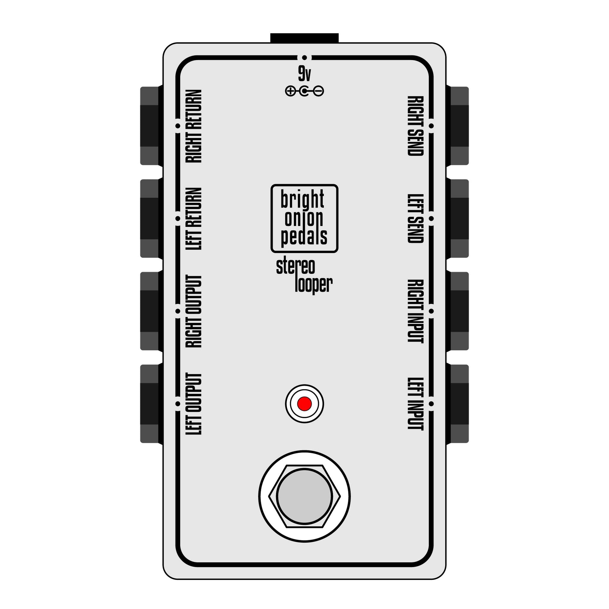 true bypass looper pedal True Bypass Looper – Stereo Looper – Bright Onion – Bright Onion Pedals