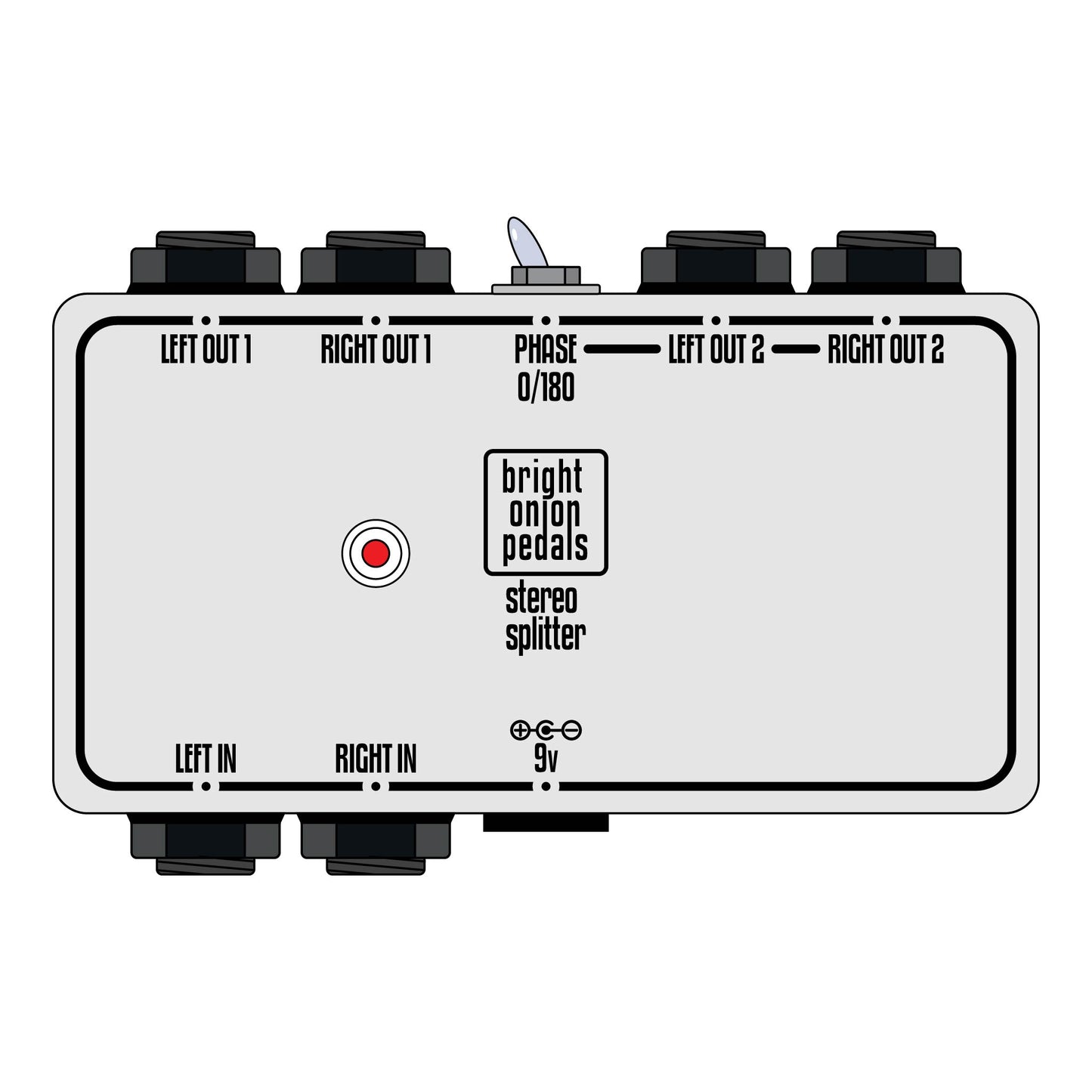 Stereo Splitter with Phase Switching