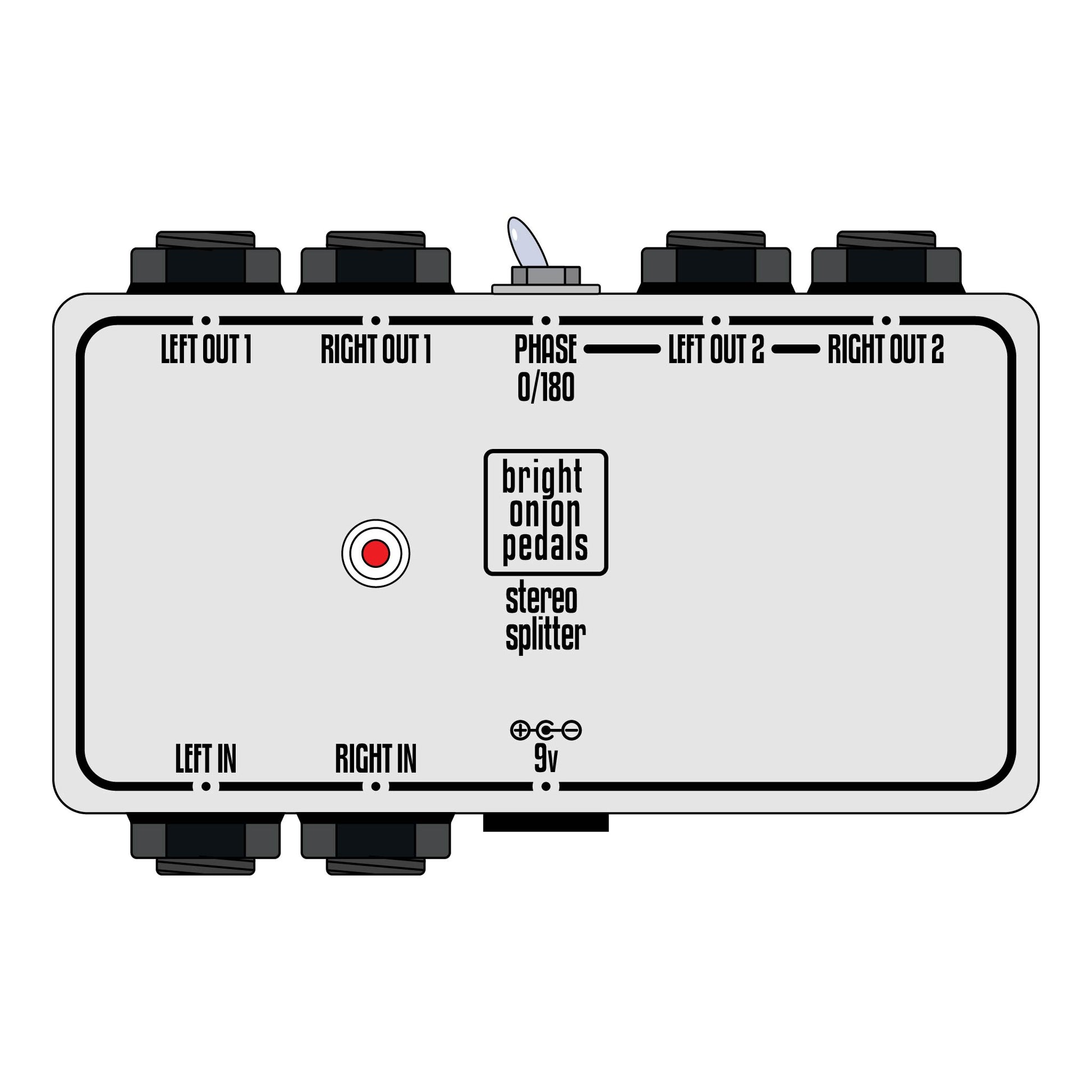 Stereo Splitter with Phase Switching