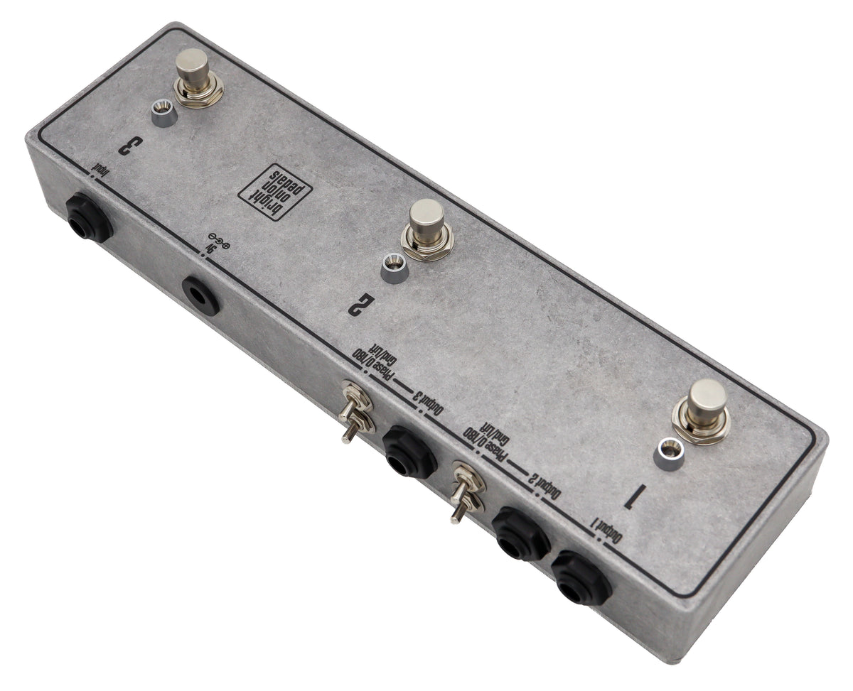 Three Way Splitter Pedal with Isolated Outputs v2