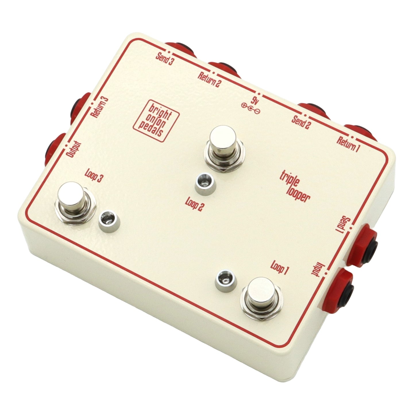 Triple Looper - Cream & Red