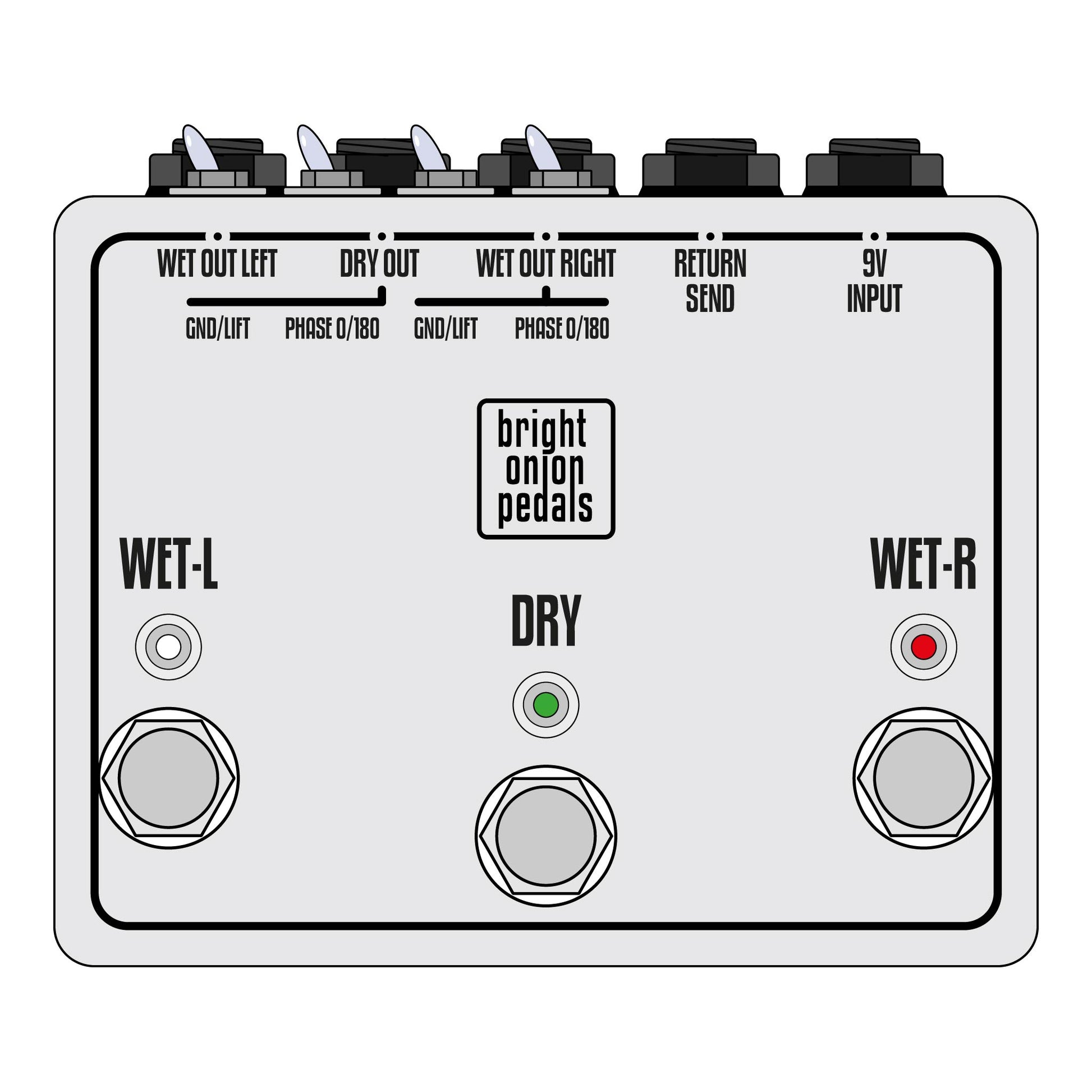 Wet Dry Wet Splitter Pedal