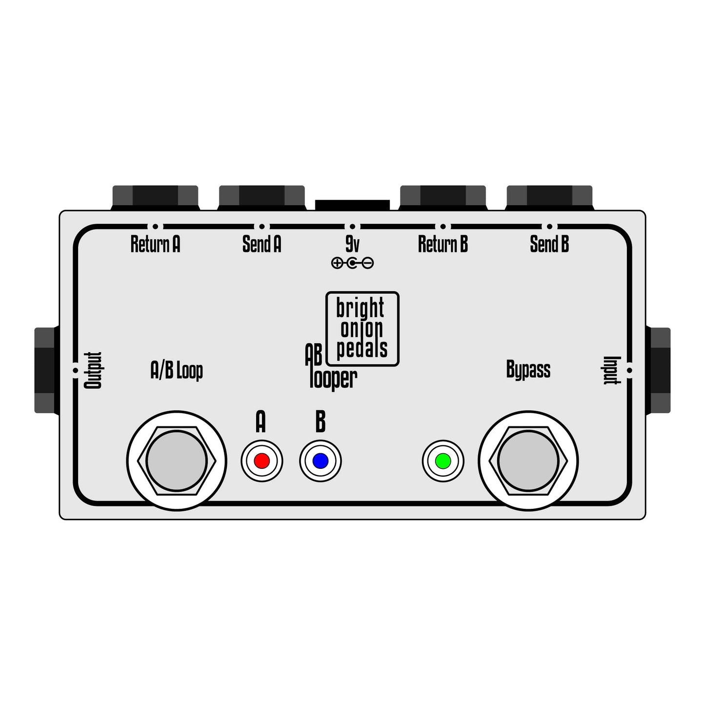 Dual AB Looper - Bright Onion Pedals