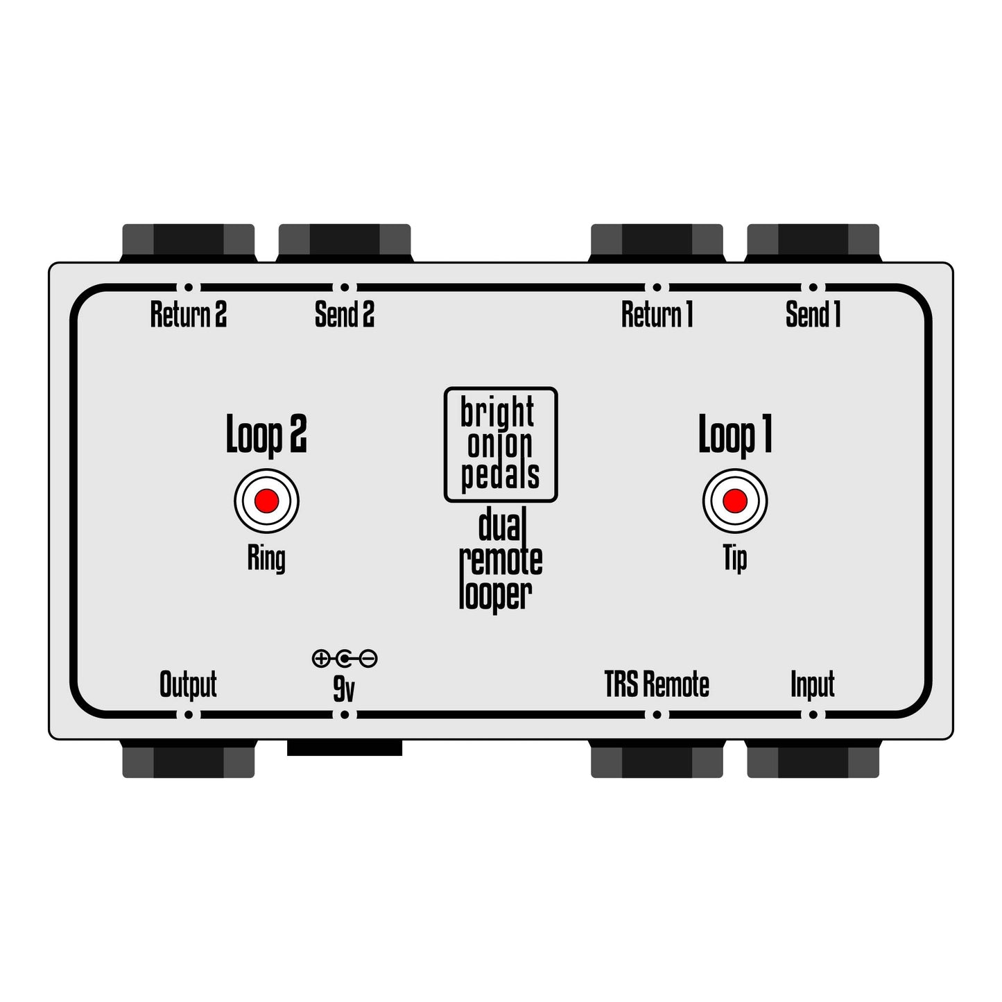 Dual Remote Looper - Bright Onion Pedals