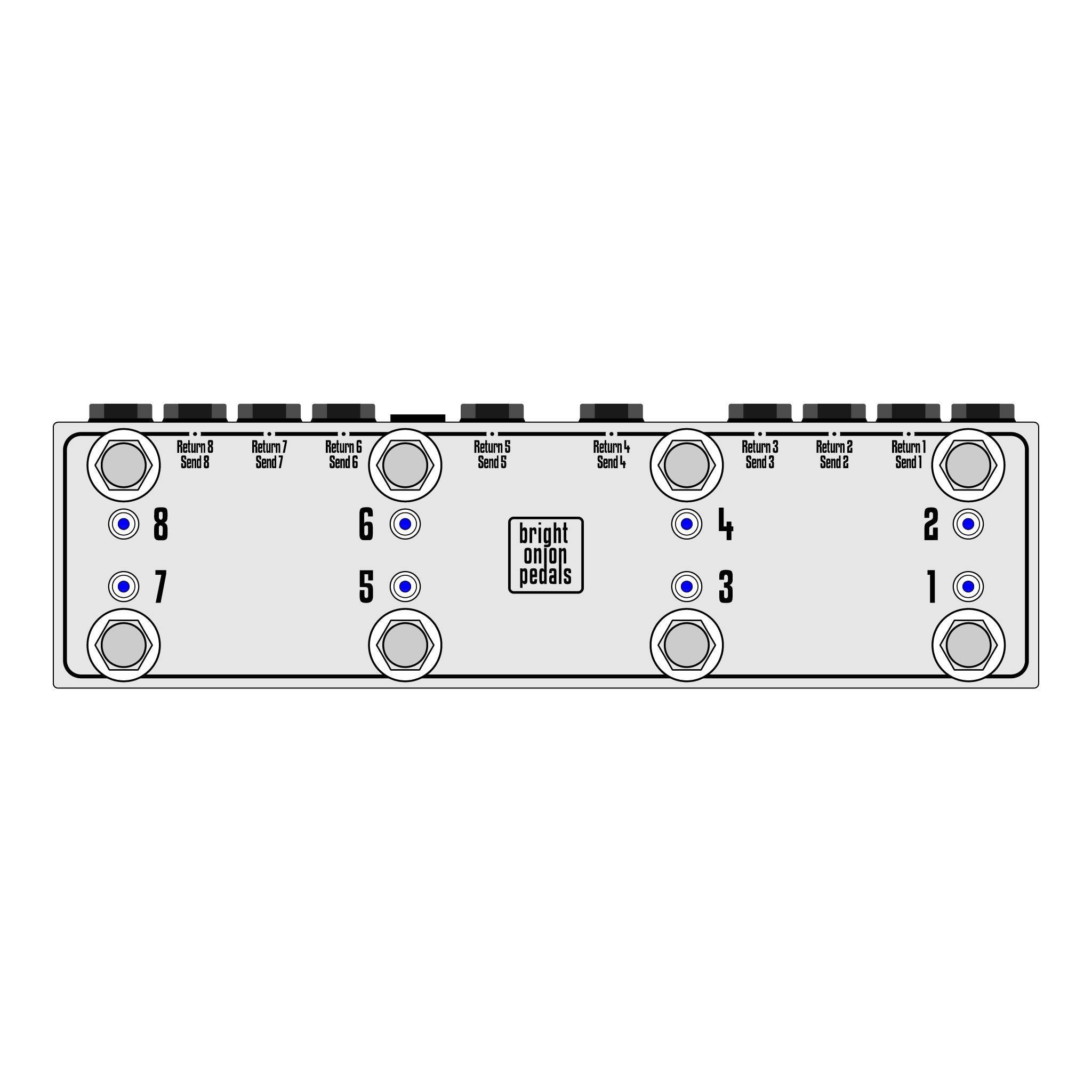 Looper Switch Eight Looper – Bright Onion Pedals