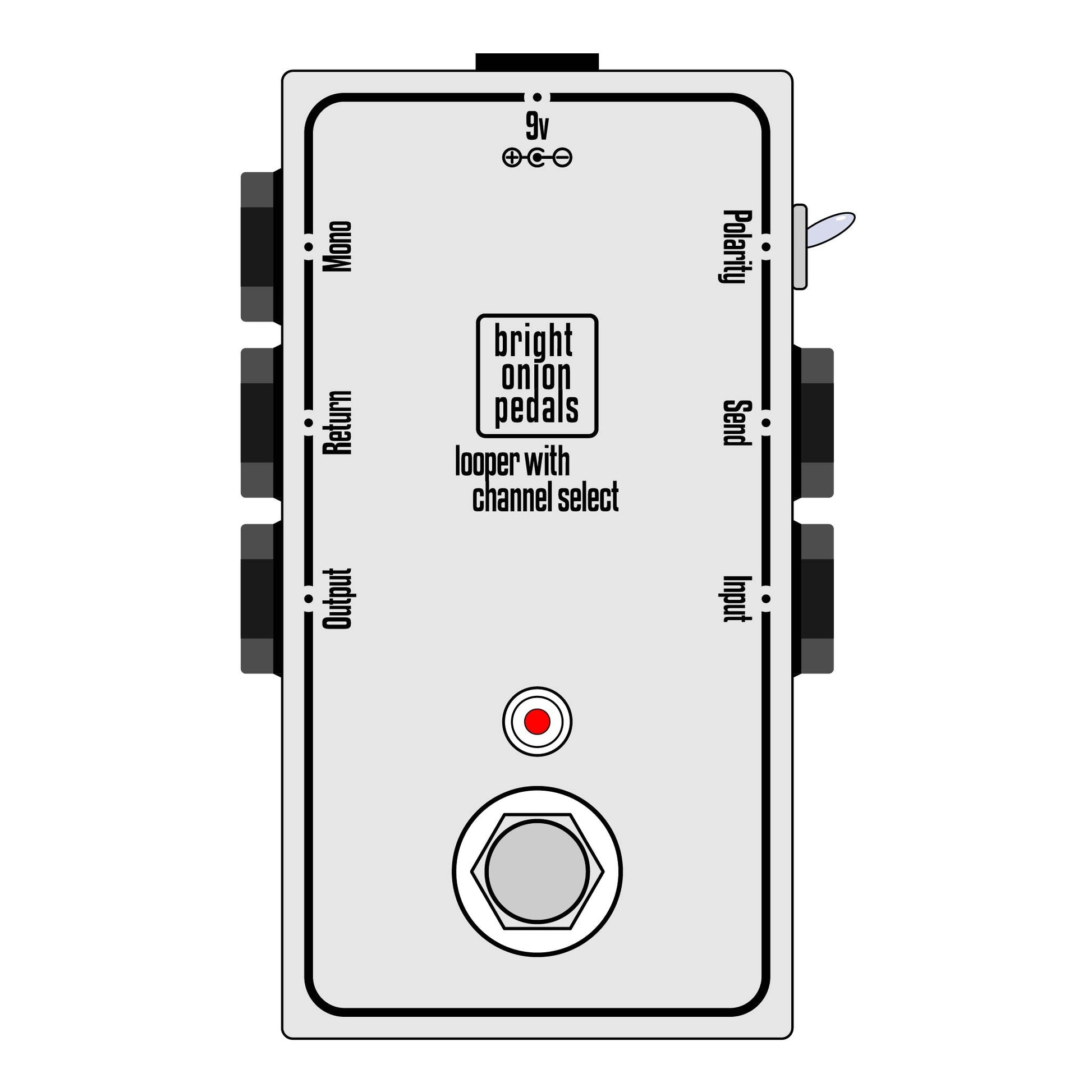 how to connect looper pedal to amp True Bypass Looper – Looper with Amp Channel Selector – Bright Onion Pedals