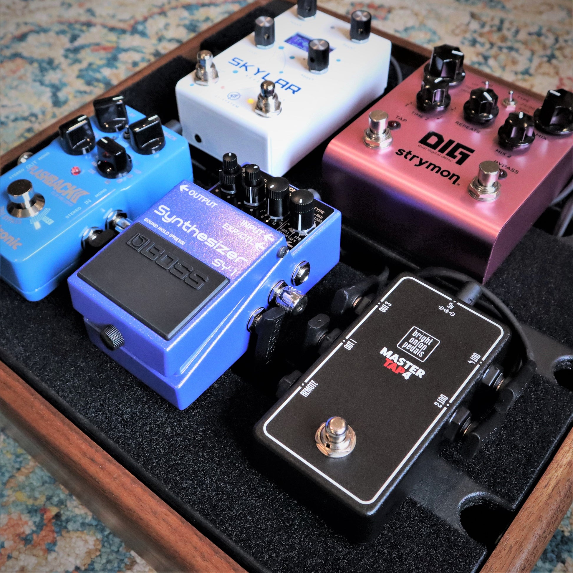bright onion pedal MasterTap4 Tap Tempo Footswitch